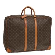 Pre-owned Canvas travel-bags Louis Vuitton Vintage , Brown , Dames