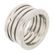 Pre-owned Metal rings Bvlgari Vintage , Gray , Dames