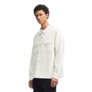 Tijdloos Overshirt voor Moderne Garderobe Denham , White , Heren