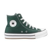 Verhoogde Hi-Top Sneakers Converse , Green , Dames