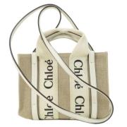 Pre-owned Canvas shoulder-bags Chloé Pre-owned , White , Dames