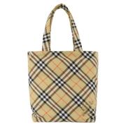 Plastic handbags Burberry , Beige , Dames