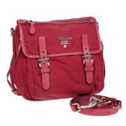 Pre-owned Nylon prada-bags Prada Vintage , Pink , Dames