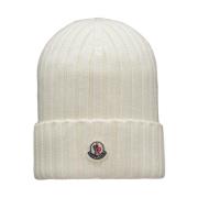 Stijlvolle Wintermuts voor Mannen Moncler , White , Dames