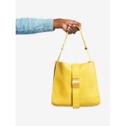 Pre-owned Leather shoulder-bags Bottega Veneta Vintage , Yellow , Dame...