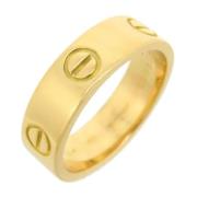 Pre-owned Metal rings Cartier Vintage , Yellow , Dames