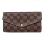 Pre-owned Fabric wallets Louis Vuitton Vintage , Brown , Dames