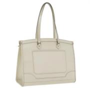 Pre-owned Leather handbags Louis Vuitton Vintage , White , Dames