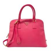 Pre-owned Leather shoulder-bags Prada Vintage , Pink , Dames