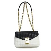 Pre-owned Leather celine-bags Celine Vintage , White , Dames