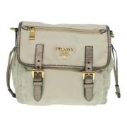 Pre-owned Fabric prada-bags Prada Vintage , Beige , Dames