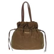 Pre-owned Fabric prada-bags Prada Vintage , Green , Dames