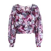 Paarse Casual Blouse Dunna Top IRO , Multicolor , Dames