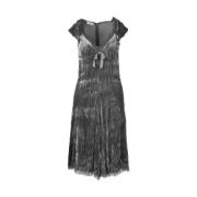 Pre-owned Velvet dresses Moschino Pre-Owned , Gray , Dames