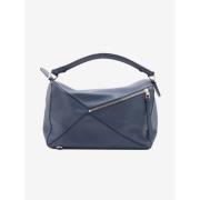 Pre-owned Cotton handbags Loewe Pre-owned , Blue , Dames