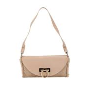 Pre-owned Wool shoulder-bags Salvatore Ferragamo Pre-owned , Beige , D...