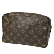 Pre-owned Canvas clutches Louis Vuitton Vintage , Brown , Dames