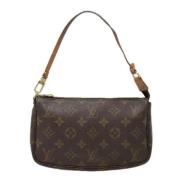 Pre-owned Canvas louis-vuitton-bags Louis Vuitton Vintage , Brown , Da...