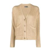 Beige Linnen Langemouwvest Polo Ralph Lauren , Beige , Dames