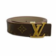 Pre-owned Fabric belts Louis Vuitton Vintage , Beige , Dames