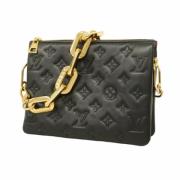 Pre-owned Leather louis-vuitton-bags Louis Vuitton Vintage , Black , D...