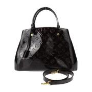 Pre-owned Leather louis-vuitton-bags Louis Vuitton Vintage , Black , D...