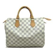 Pre-owned Canvas louis-vuitton-bags Louis Vuitton Vintage , White , Da...