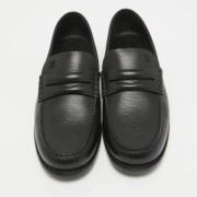 Pre-owned Leather flats Louis Vuitton Vintage , Black , Heren