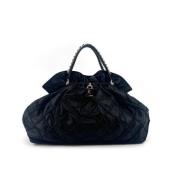 Geëmbosseerde Octavia Grote Tote Tas Ermanno Scervino , Black , Dames