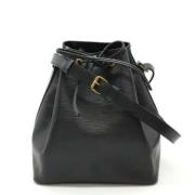 Pre-owned Leather louis-vuitton-bags Louis Vuitton Vintage , Black , D...