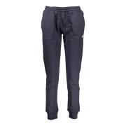 Blauwe Sportieve Broek met Elastische Taille K-Way , Blue , Dames