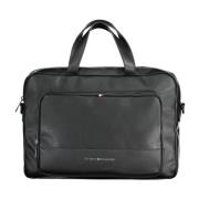 Zwarte Heren Aktetas Laptoptas Tommy Hilfiger , Black , Heren