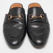 Pre-owned Leather mules Gucci Vintage , Black , Dames