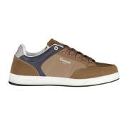 Bruine Sportieve Veterschoenen met Contrastdetails Carrera , Brown , H...