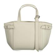 Witte Dames Handtas met Afneembare Band Calvin Klein , Beige , Dames