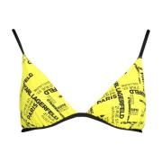 Badkleding Bovendeel Vrouw Geel Karl Lagerfeld , Yellow , Dames