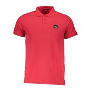 Korte Mouw Polo Shirt Rood Cavalli Class , Red , Heren