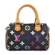 Pre-owned Canvas louis-vuitton-bags Louis Vuitton Vintage , Black , Da...