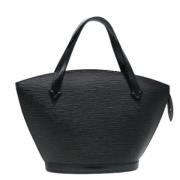 Pre-owned Leather louis-vuitton-bags Louis Vuitton Vintage , Black , D...