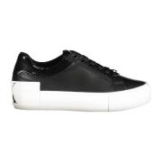 Sportieve zwarte damessneakers met print Calvin Klein , Black , Dames