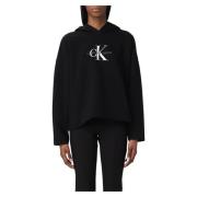 Hoodies Calvin Klein , Black , Dames