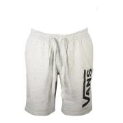 Grijze Heren Shorts met Elastische Taille Vans , Gray , Heren