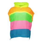 Multicolor Dames Hoodie met Logo Love Moschino , Multicolor , Dames