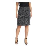 Zwarte Glitter Rok Gemma.Wi24 2-Biz , Black , Dames