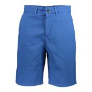 Blauwe Bermuda Shorts Regular Fit Katoen North Sails , Blue , Heren