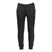 Sportieve elastische taille herenbroek K-Way , Black , Heren