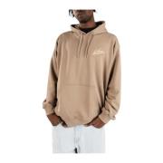 Hoodie met voorzak en logo Vans , Beige , Heren