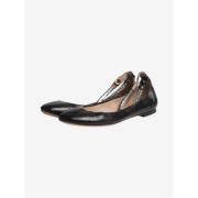 Pre-owned Leather flats Chloé Pre-owned , Black , Dames