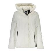 Witte Hoodie met Logo North Sails , White , Dames