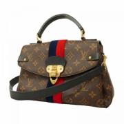 Pre-owned Fabric louis-vuitton-bags Louis Vuitton Vintage , Brown , Da...